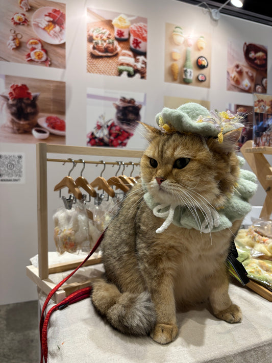 四季洋裝系列-春夏洋款卷邊珍珠扣頸圈