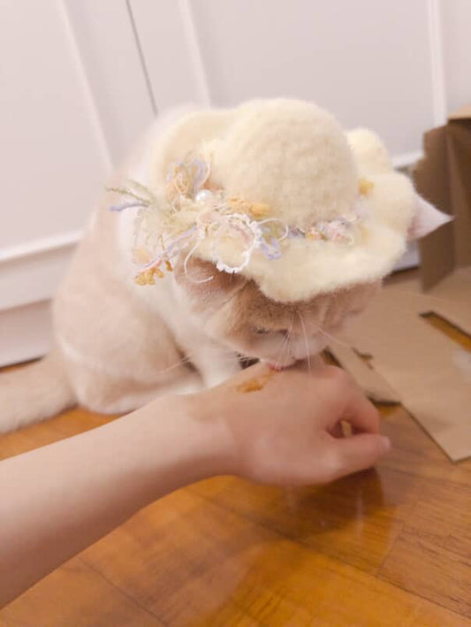 四季洋裝系列-春夏洋款帽子 (綁繩穿耳款)