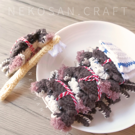 季節限定嘔泡生款大閘蟹系列-食物鎖匙扣